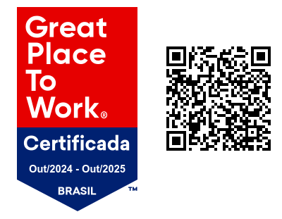 Selo Great Place to Work — Certificada Out/2024 a Out/2025 Brasil